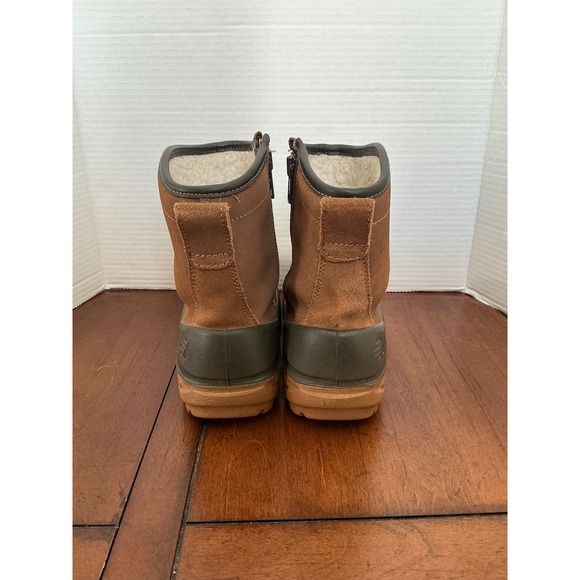 Lacrosse Womens Aero Timber Zip Up 8in Brown Suede Rubber Winter Boots Size 8 - Picture 3 of 7